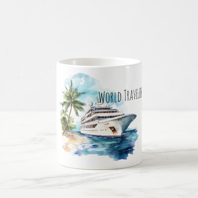 World Travel Cruise Ship Kaffemugg (Center)
