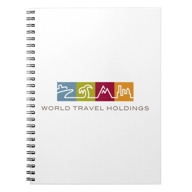 World Travel Holdings Notebook Anteckningsbok Med Spiral (Framsidan)