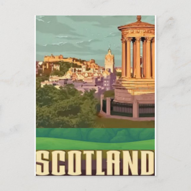 World Travel Postcard SCOTLAND Vykort (Framsida)