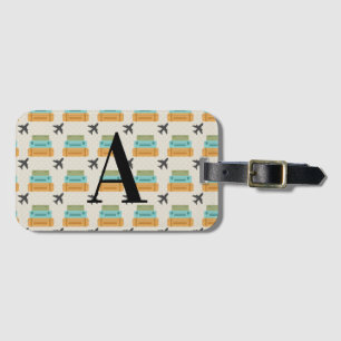 World Traveler Airplane Anpassningsbar Monogram Na Bagagebricka
