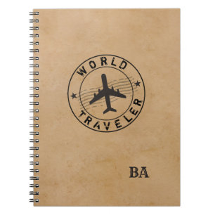 World Traveler (anpassade) Anteckningsbok