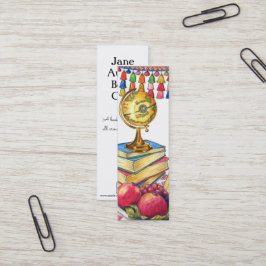 World Traveler Bookmark Mini Visitkort