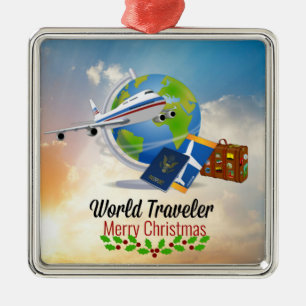 World Traveler, God jul, Julgransprydnad Metall