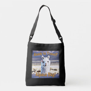 World Traveler - Lustigt Alpaca Bag Axelväska