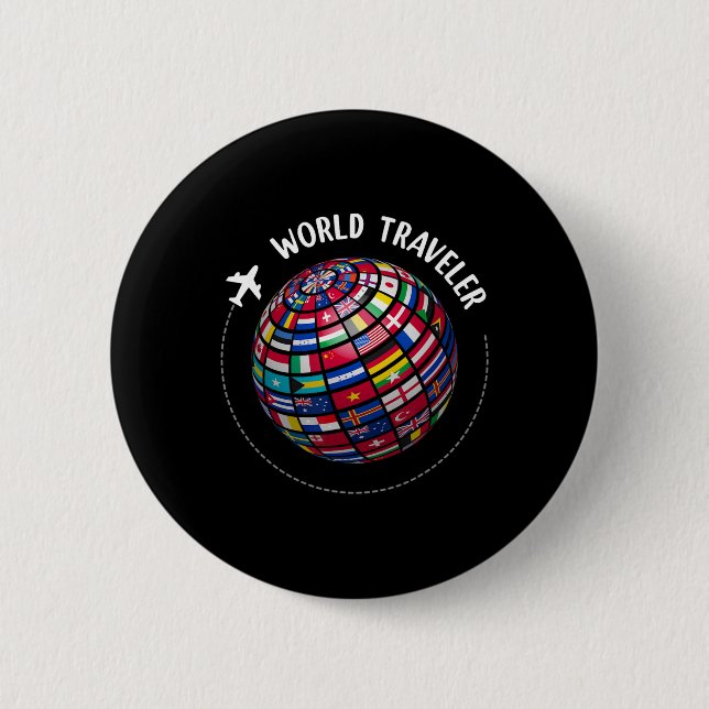 World Traveler Map, World Flags Traveler, Countrie Knapp (Framsida)
