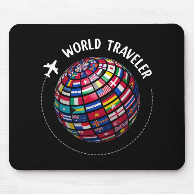 World Traveler Map, World Flags Traveler, Countrie Musmatta (Framsidan)
