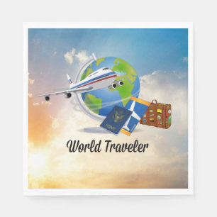 World Traveler Pappersservett