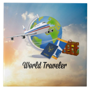 World Traveler, populär design Kakelplatta