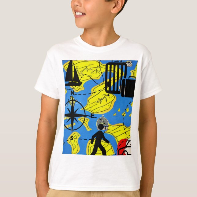 World Traveler T Shirt (Framsida)