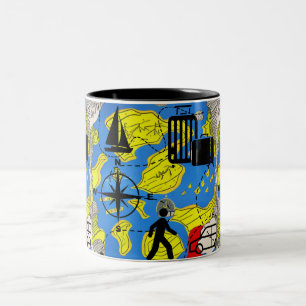 World Traveler Två-Tonad Mugg