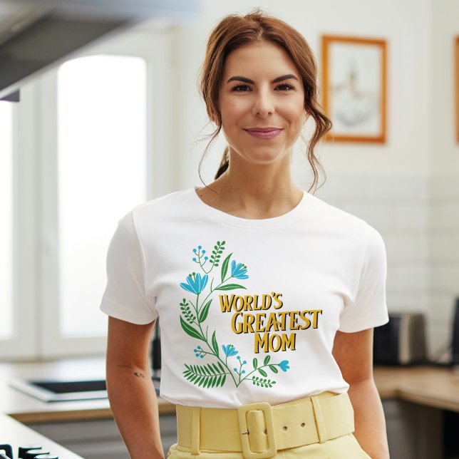 World Underbarare Mamma mors dag-gåva till Morsa T Shirt (Skapare uppladdad)
