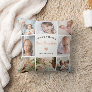 World Underbarare Underbar Grandma Modern Photo Co Kudde