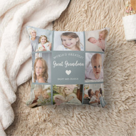 World Underbarare Underbar Grandma Modern Photo Co Kudde