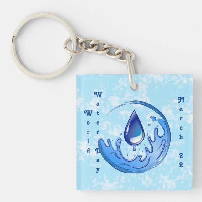 World Vatten Day Spara Vatten Spara Earth (Framsidan)