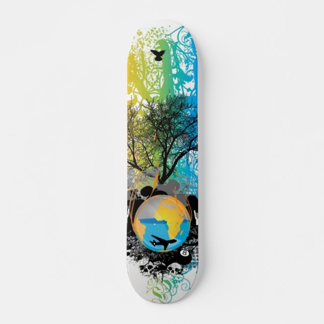 World Vector Däck Skateboard Bräda 20 Cm (Framsida)