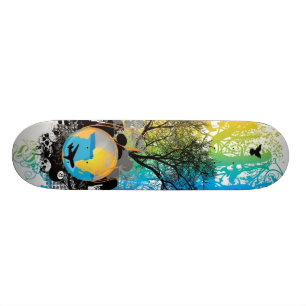 World Vector Däck Skateboard Bräda 20 Cm