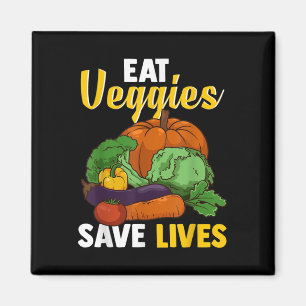 World Vegan day-lycklig World Vegan Day-the future Magnet