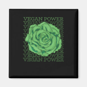 World Vegan day-lycklig World Vegan Day-the future Magnet