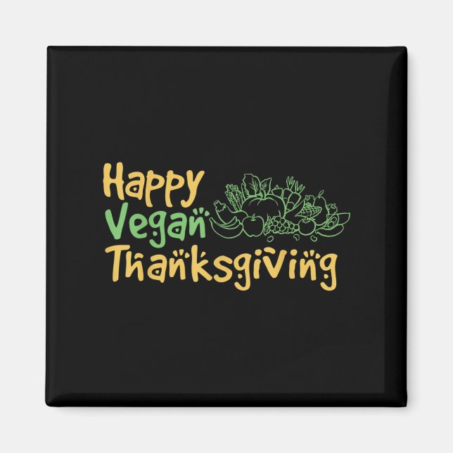 World Vegetable Day Plant Baserat i Eat Vegans Wor Magnet (Framsidan)