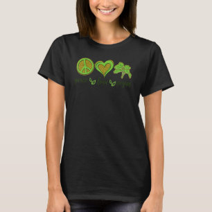 World Vegetarian Day Veggies-Kärlek i fred T Shirt
