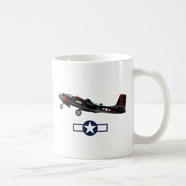 World War 2 American Airplanes Kaffemugg (Höger)