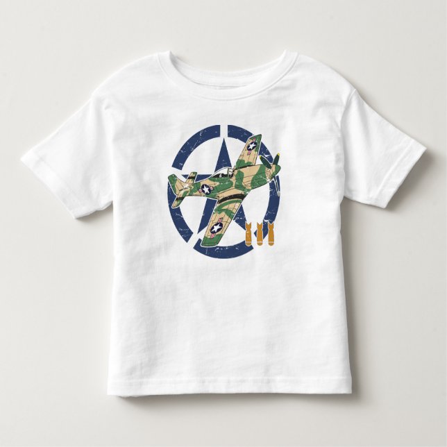 WORLD WAR II AIRCRAFT T SHIRT (Framsida)