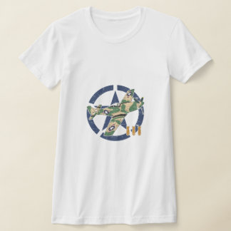WORLD WAR II AIRCRAFT T SHIRT
