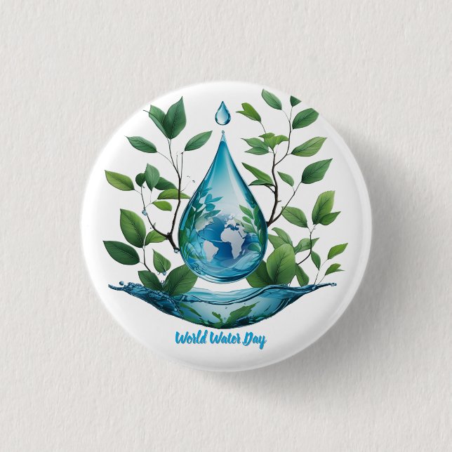 World Water Day Knapp (Framsida)