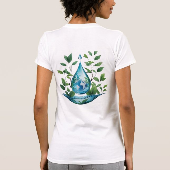 World Water Day T Shirt (Baksida)