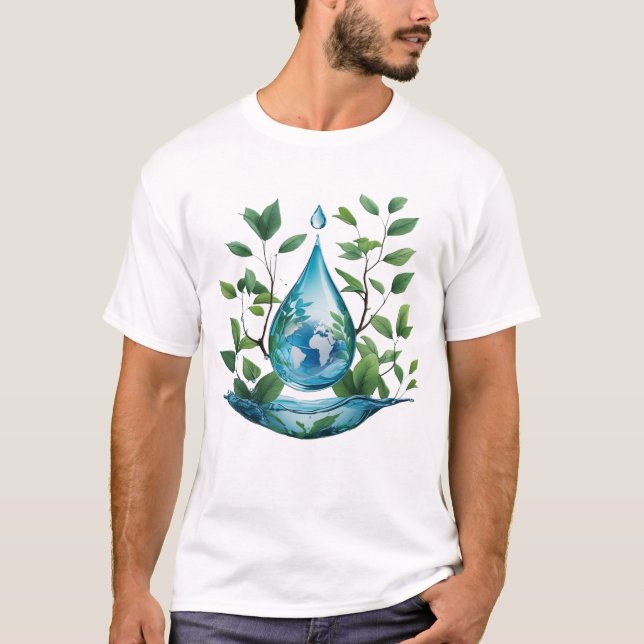 World Water Day T Shirt (Framsida)