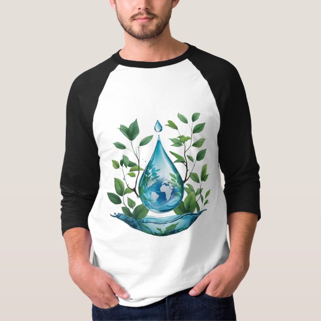 World Water Day T Shirt (Framsida)