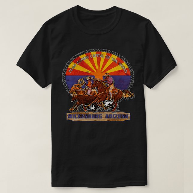 World Wickenburg Arizon, huvudstad för team T Shirt (Design framsida)
