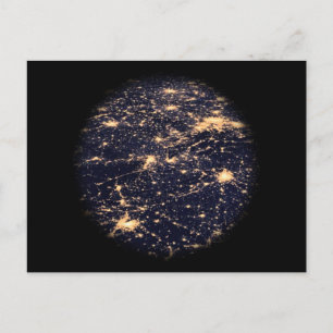 World Wide Webben Light Network Postcard Vykort