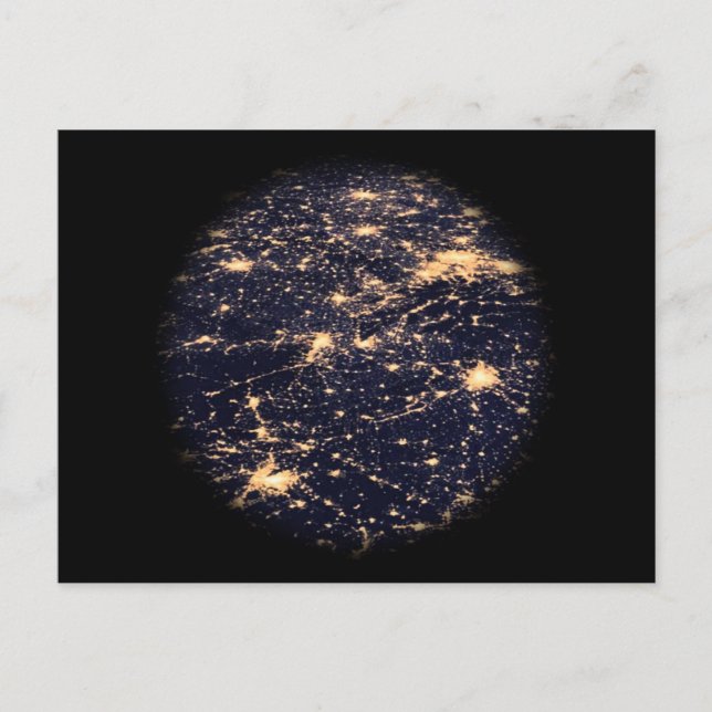 World Wide Webben Light Network Postcard Vykort (Framsida)