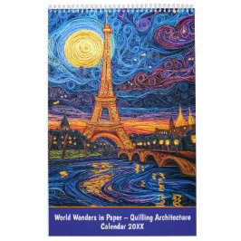 World Wonders in Paper – Quilling Architecture Kalender