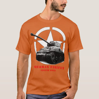 WorldII M4 Sherman Firefly-stridsvagn T Shirt