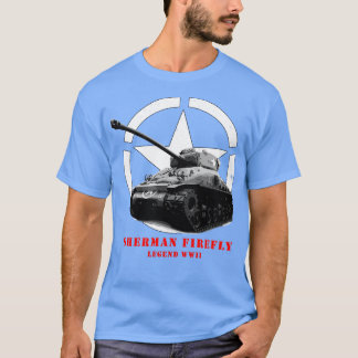 WorldII M4 Sherman Firefly Tank T Shirt