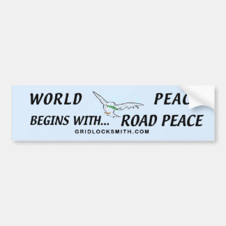WORLDPEACEbegins Bildekal