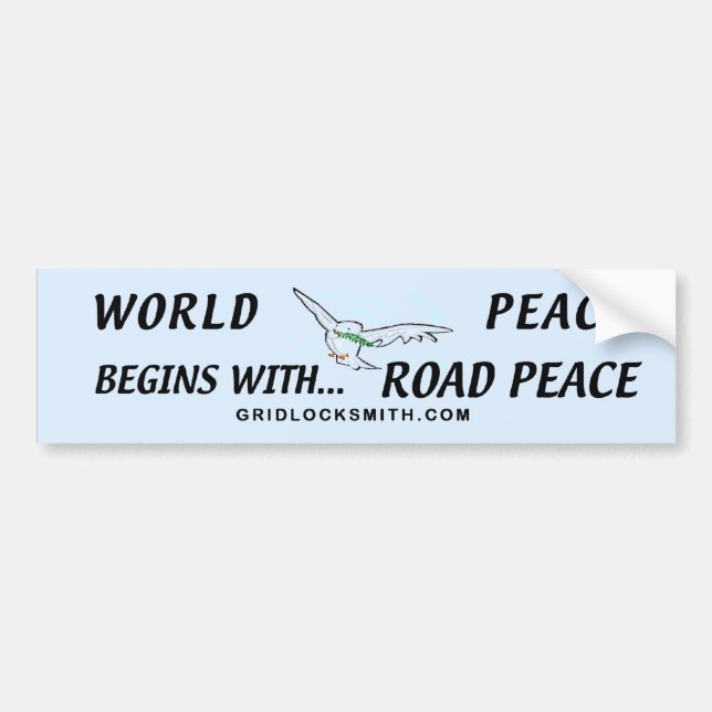 WORLDPEACEbegins Bildekal (Framsidan)