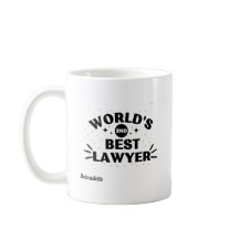 World's 2:a Best Lawyer Attorney Law Partner Gift