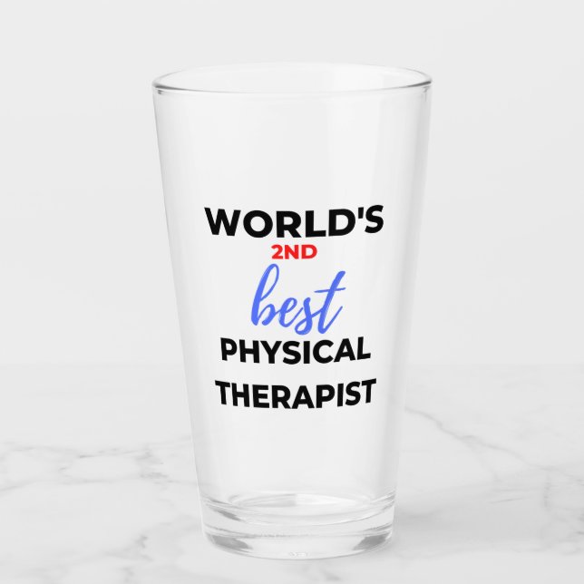 World's 2nd Best Physical Therapist 2 Glaskopp (Framsida)