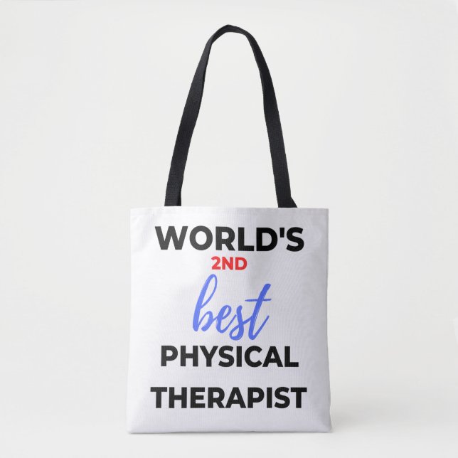 World's 2nd Best Physical Therapist 2 Tygkasse (Framsida)