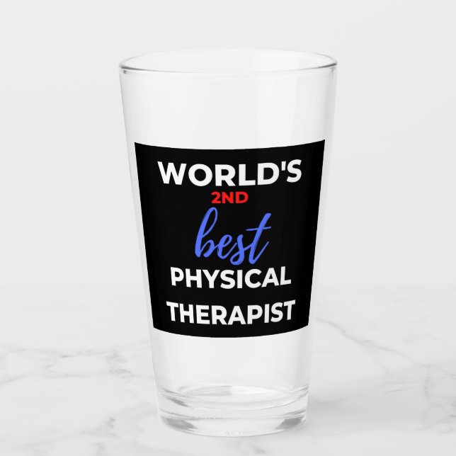 World's 2nd Best Physical Therapist Glaskopp (Framsida)