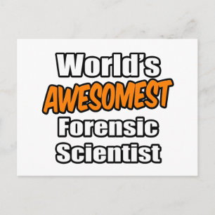 World's Awesomest Forensic Scientist Vykort