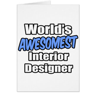 World's Awesomest Insida Designer Hälsningskort