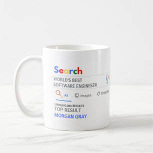 WORLDS BÄSTA INGENJÖR TOP-sökresultat i SOFTWARE Kaffemugg