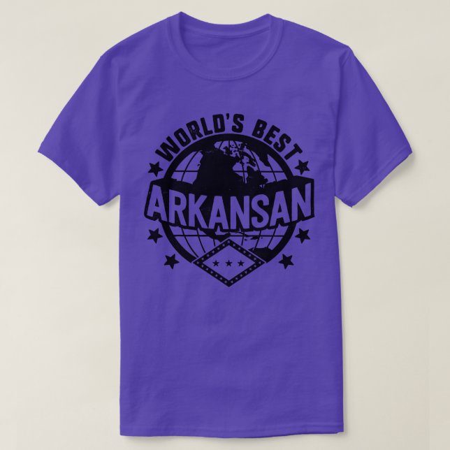 Worlds Best Arkansan TShirt T Shirt (Design framsida)