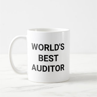 Worlds Best Auditor Funny Career Coworker Gift Kaffemugg