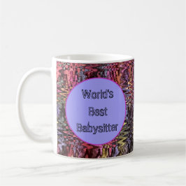 Worlds Best Babywatch Bright Abstrakt Tack Kaffemugg