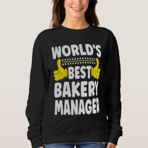 World's Best Bakery Manager Job Title Bakery Man T Shirt